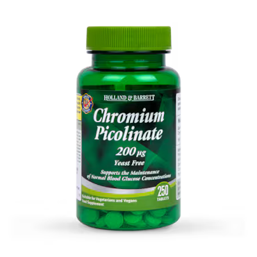 Holland & Barrett Chromium Picolinate 250 Tablets 200ug