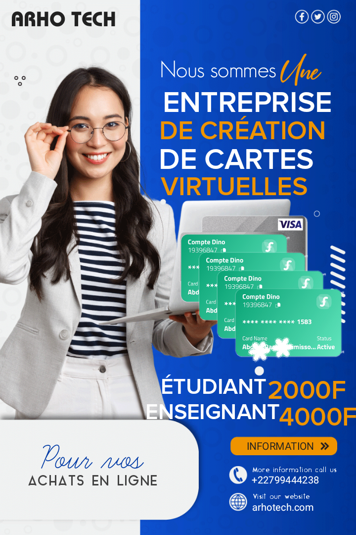 Carte virtuelle (VISA)