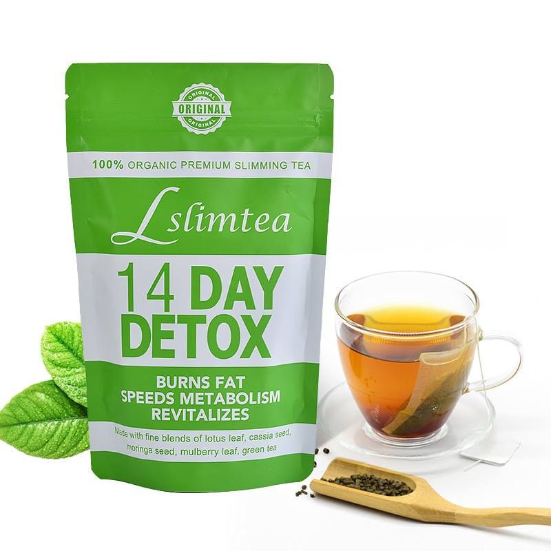 L Slim Tea 14 Day Detox – Thé Detox 14 Jours Brûle-Graisse Naturel + 100% Bio