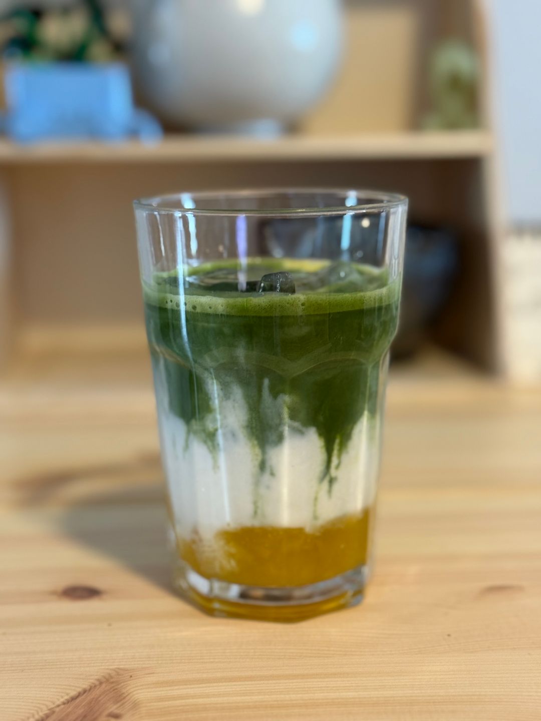 Mango Matcha Latte 🥭