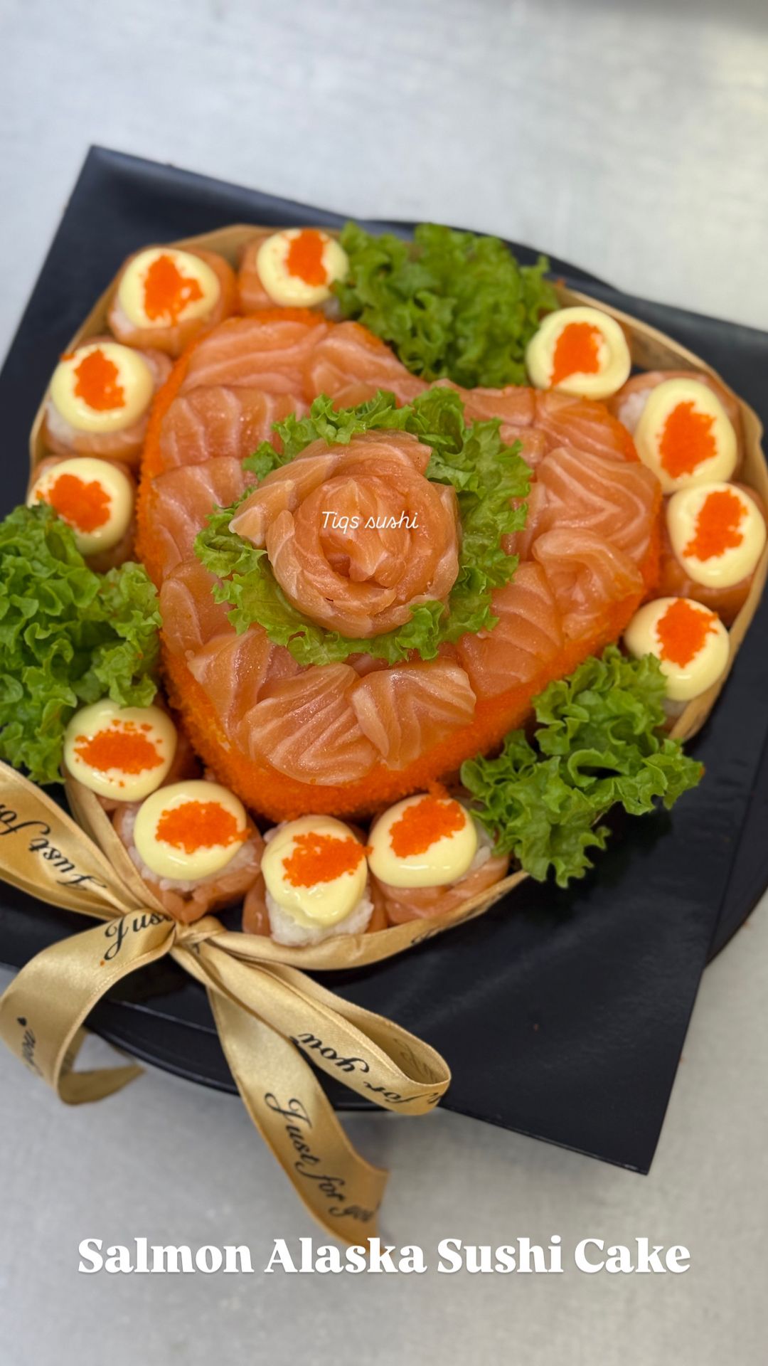 Salmon Alaska Sushi Cake 