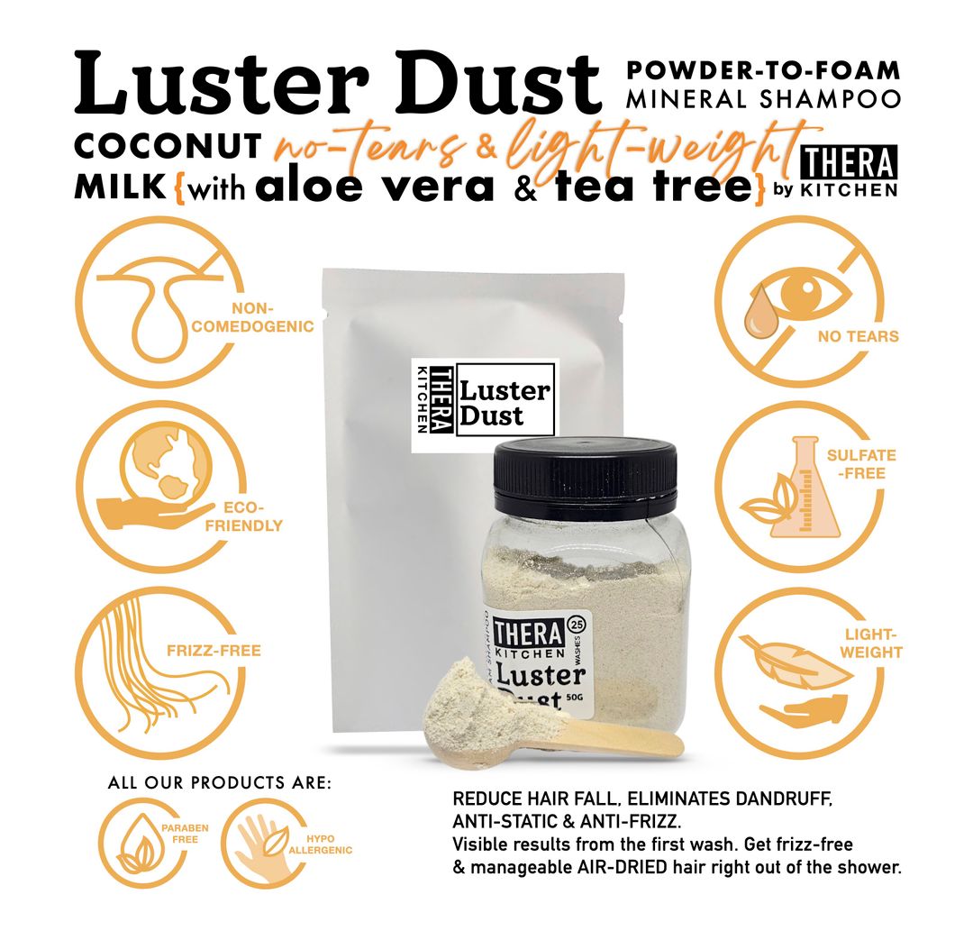 Luster Dust Powder-to-Foam Anti-Frizz Shampoo