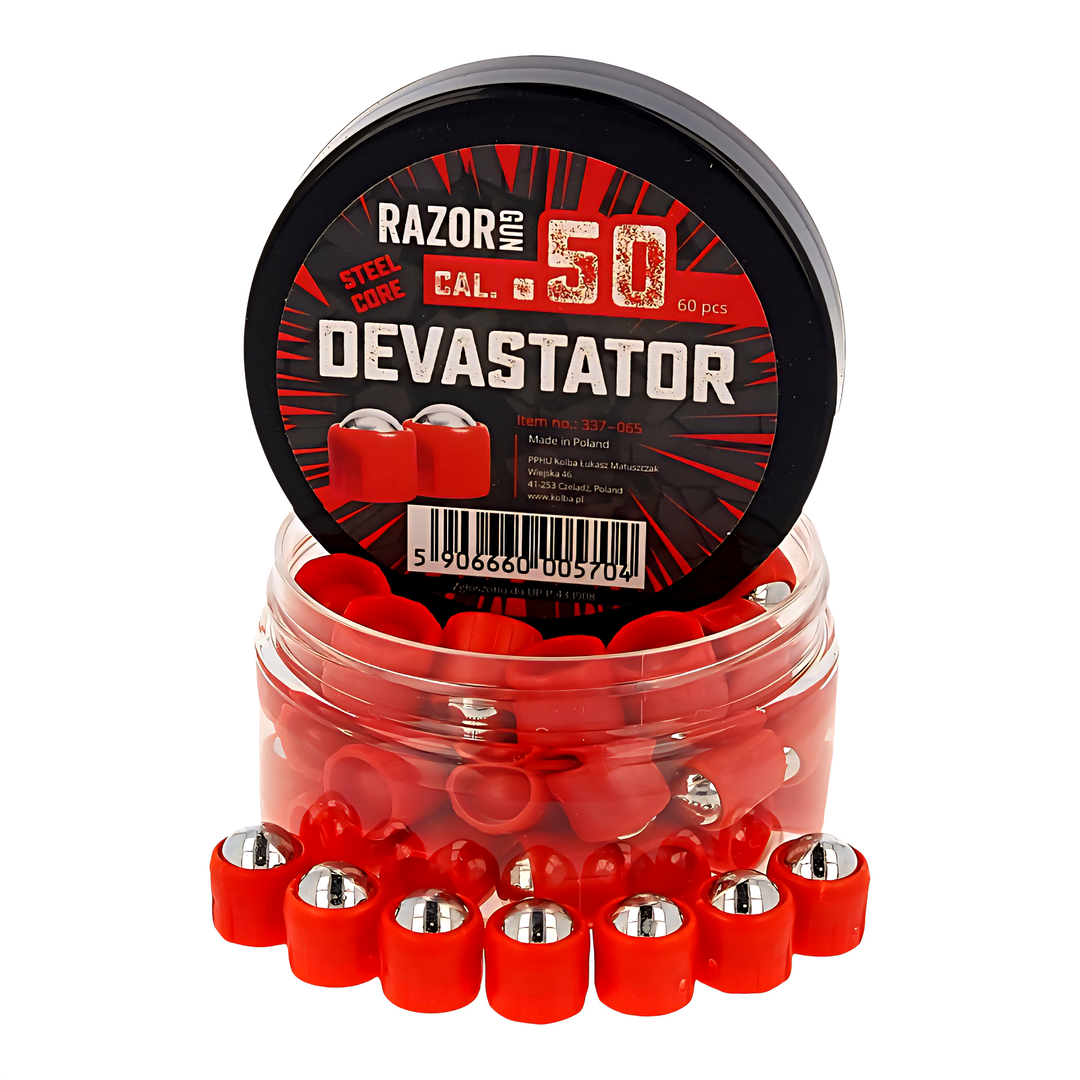 Billes acier Razor Gun Devastator Cal .50 (x60)