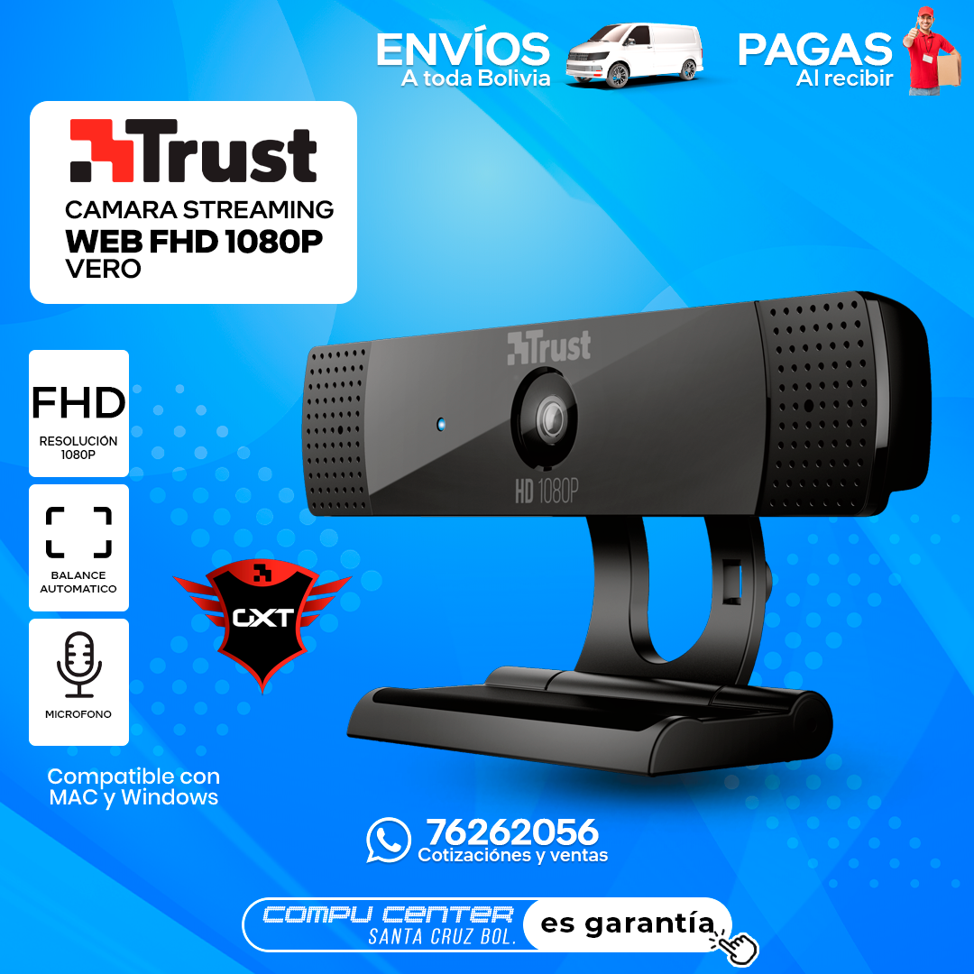 TRUST GXT VERO / 1080P FHD / WINDOWS - MAC / USB
