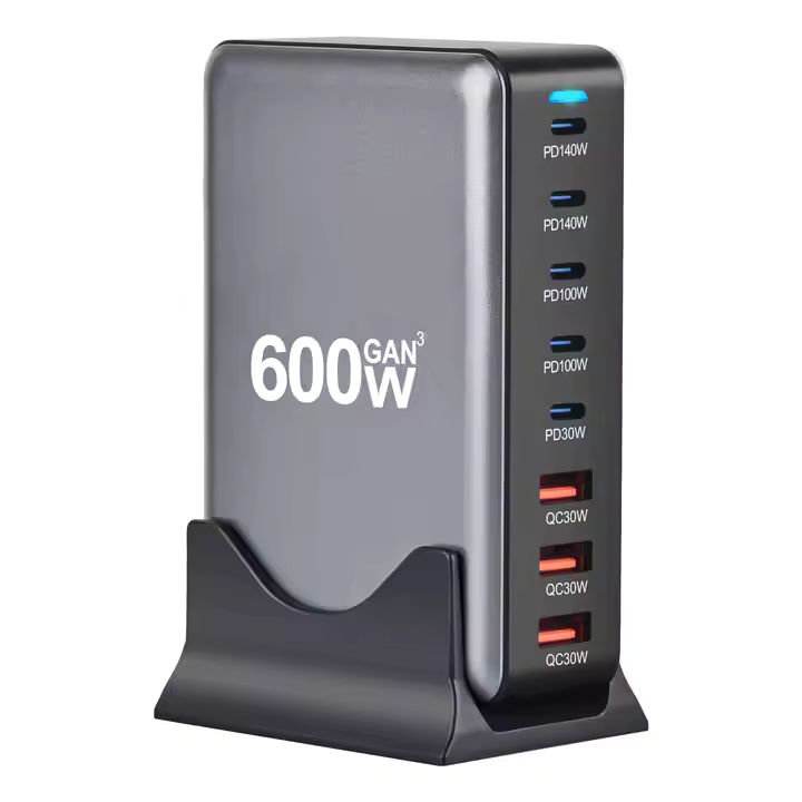600W Quick PD Charger 8 Ports USB Type Fast Charger
