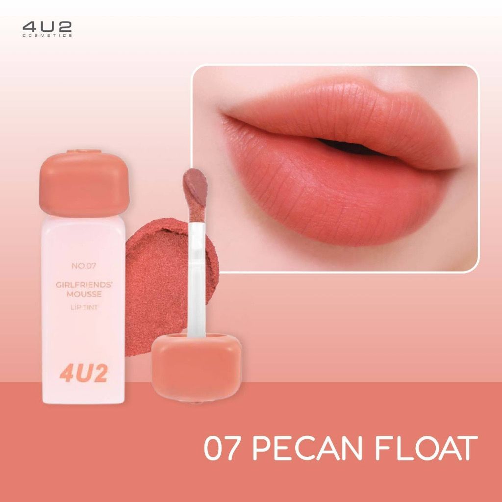 4U2 💖MOUSSE LIP TINT ลิปทินต์💄#07 #06