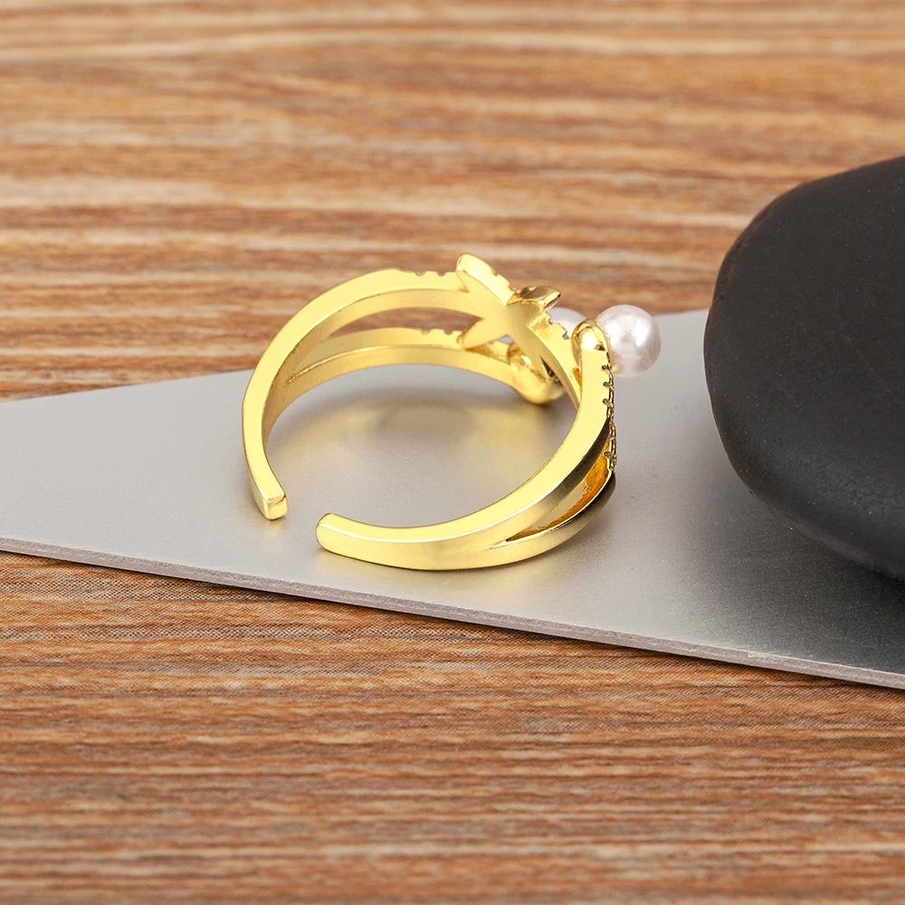 Exprimez votre style céleste – Bagues en perles, cristal et étoile porte-bonheur