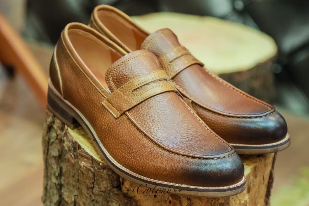 Brown loafers 