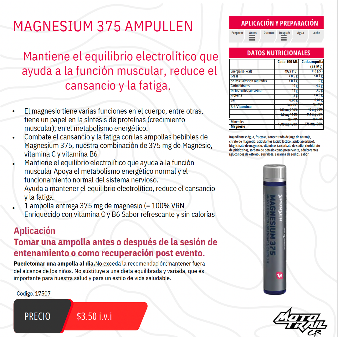 MAGNESIUM 375 AMPULLEN