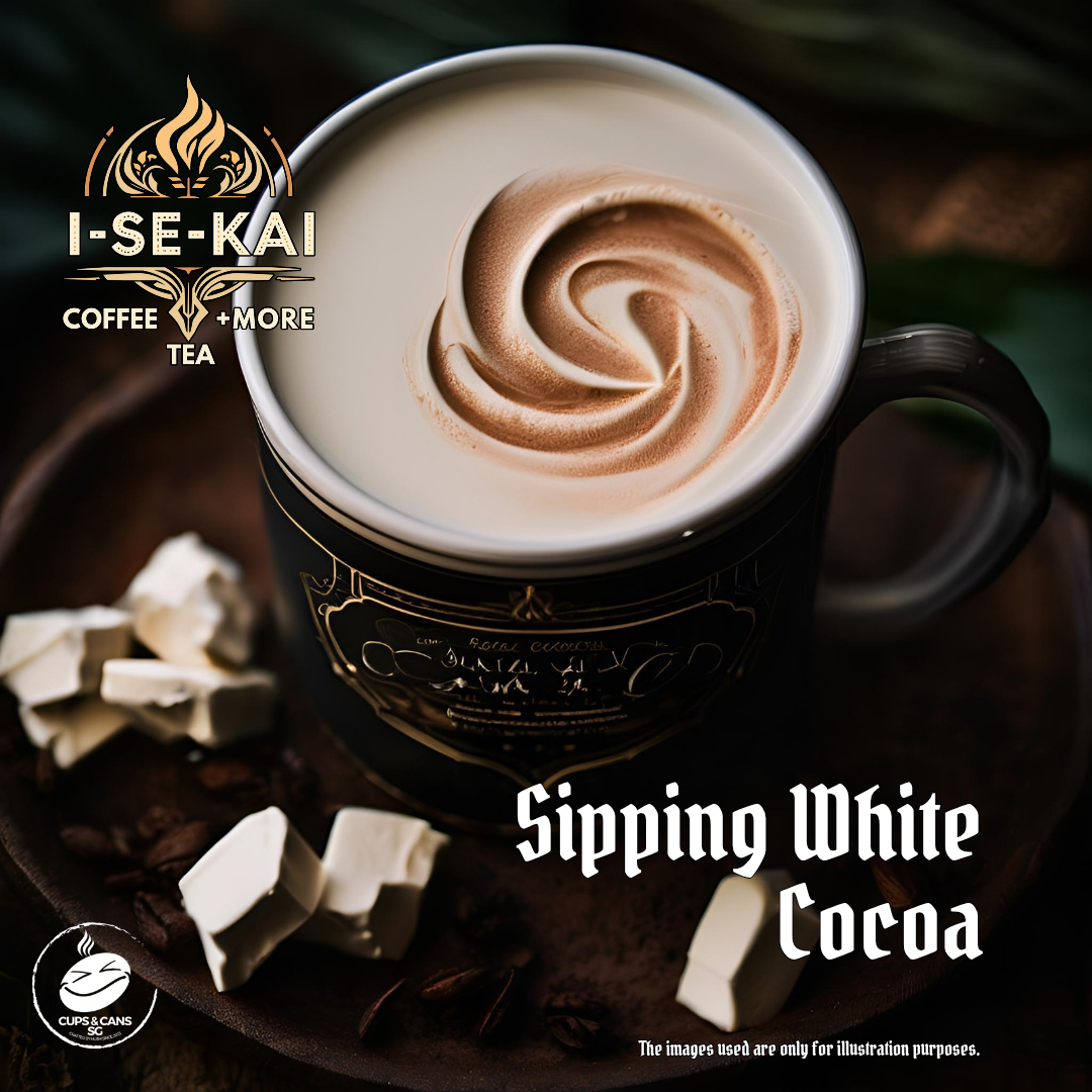 Sipping White Cocoa