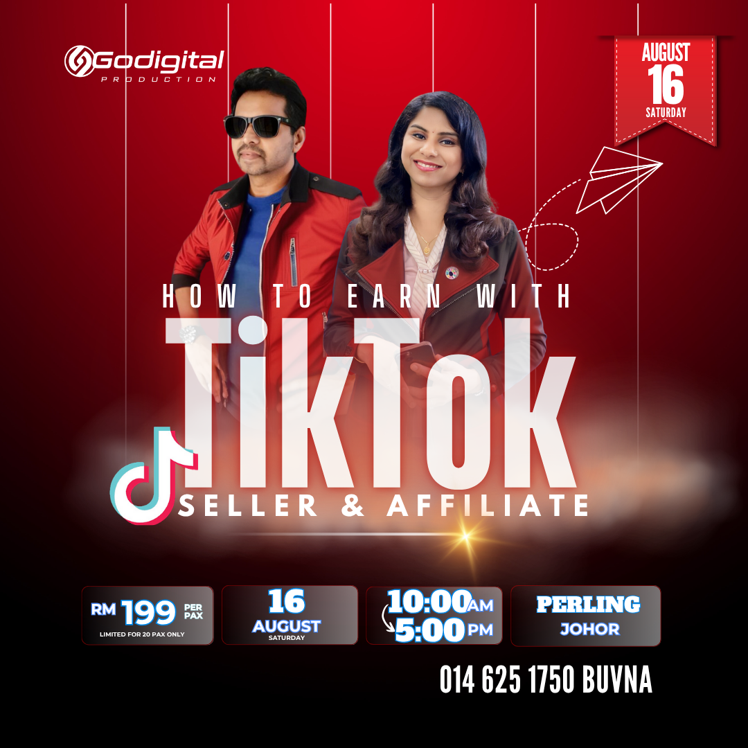 TikTok for Seller & Affiliate - Johor Perling JB - 16 August 2025