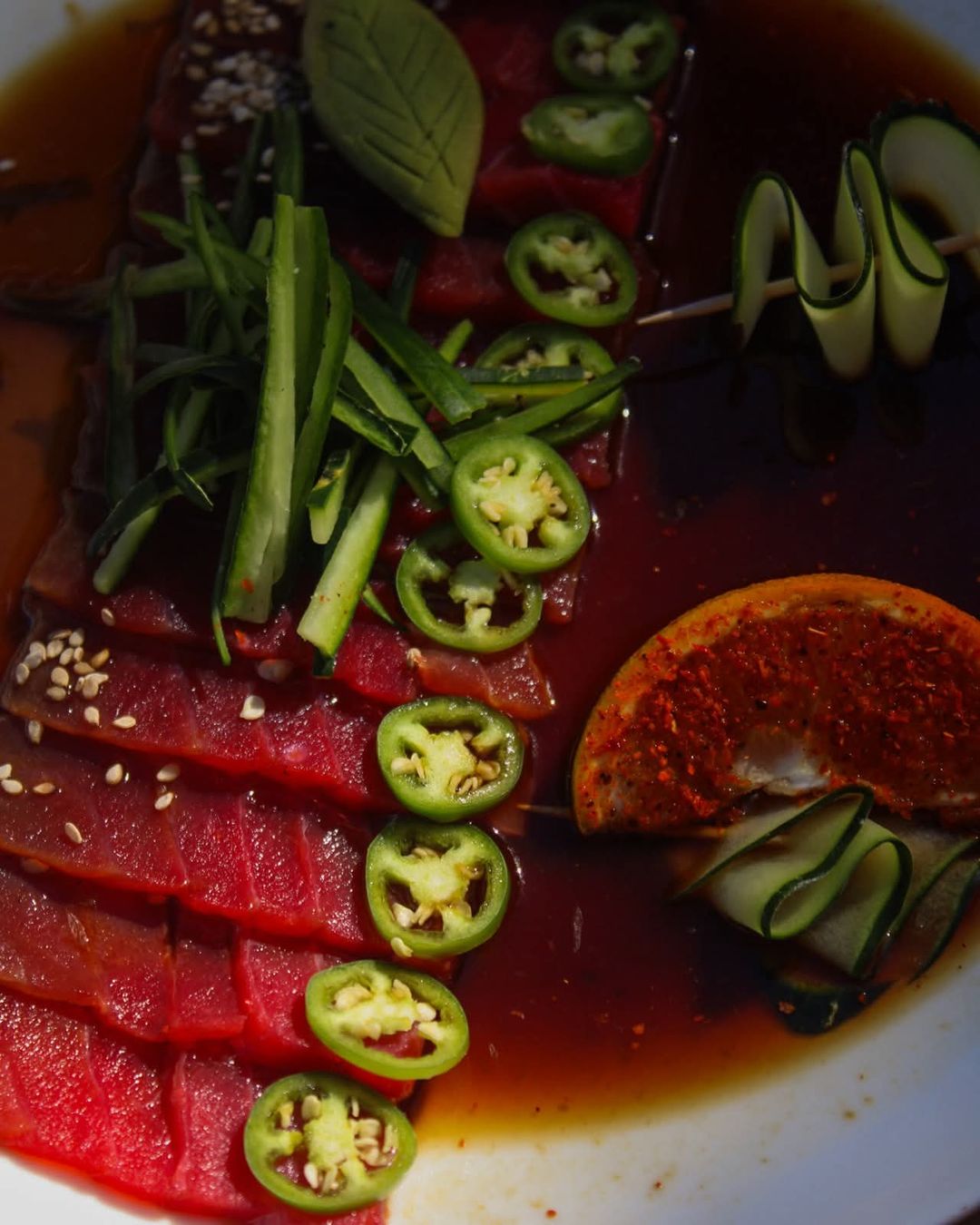 Carpaccio de Atún (Sashimi)