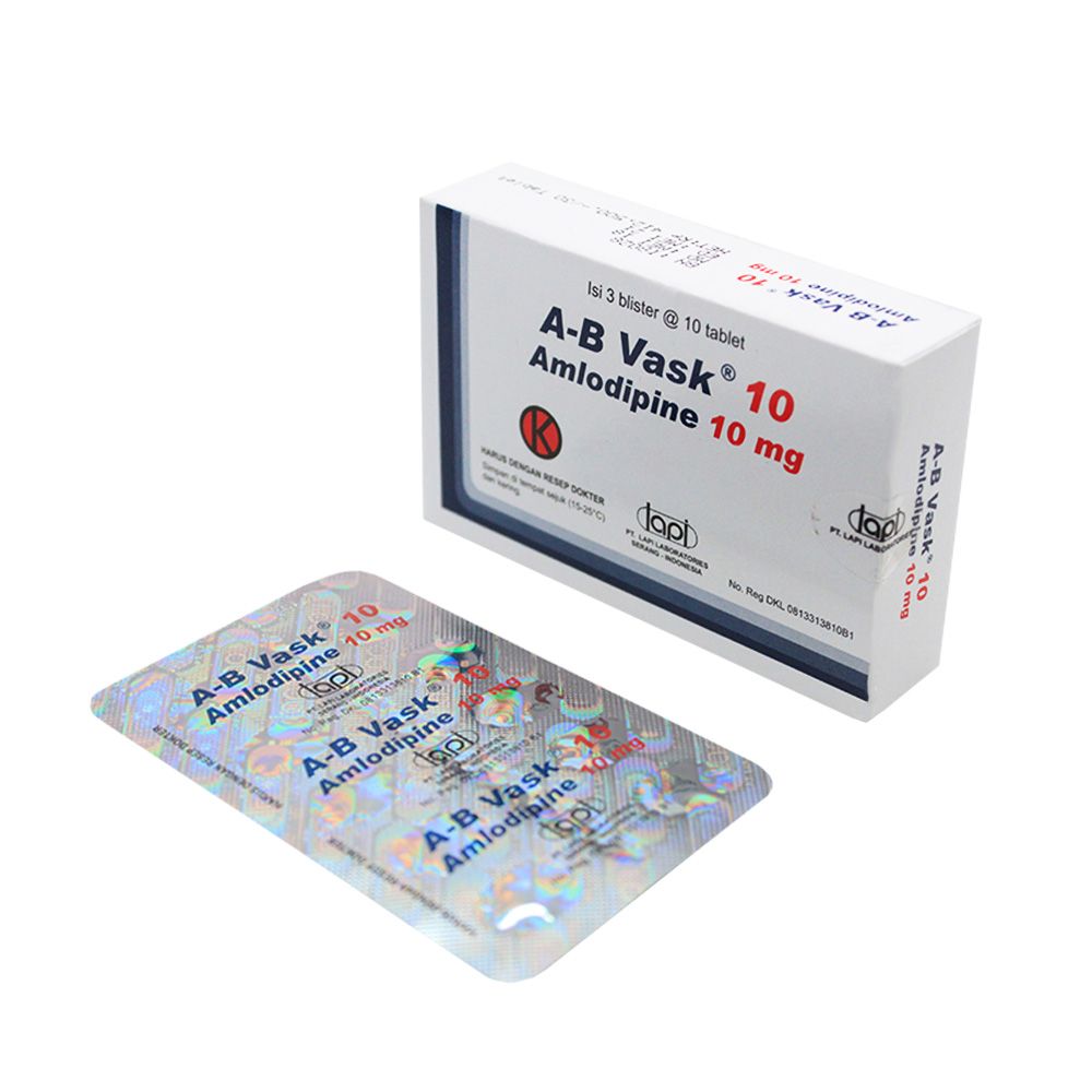 A-B VASK 10 MG TABLET 10s