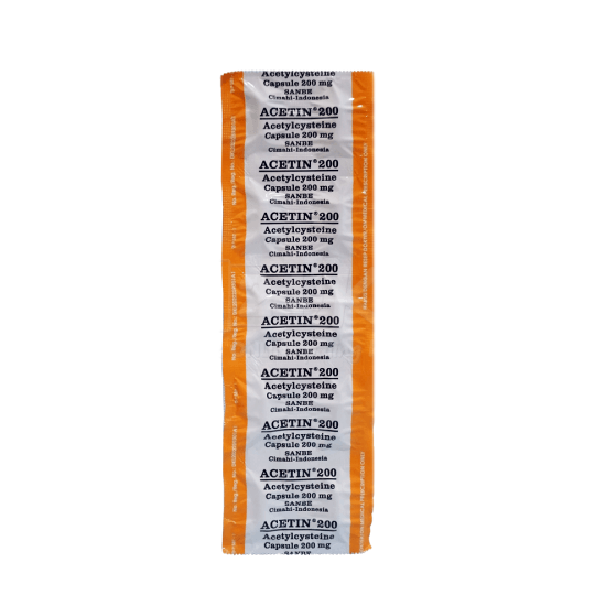 ACETIN 200 MG KAPSUL 10s