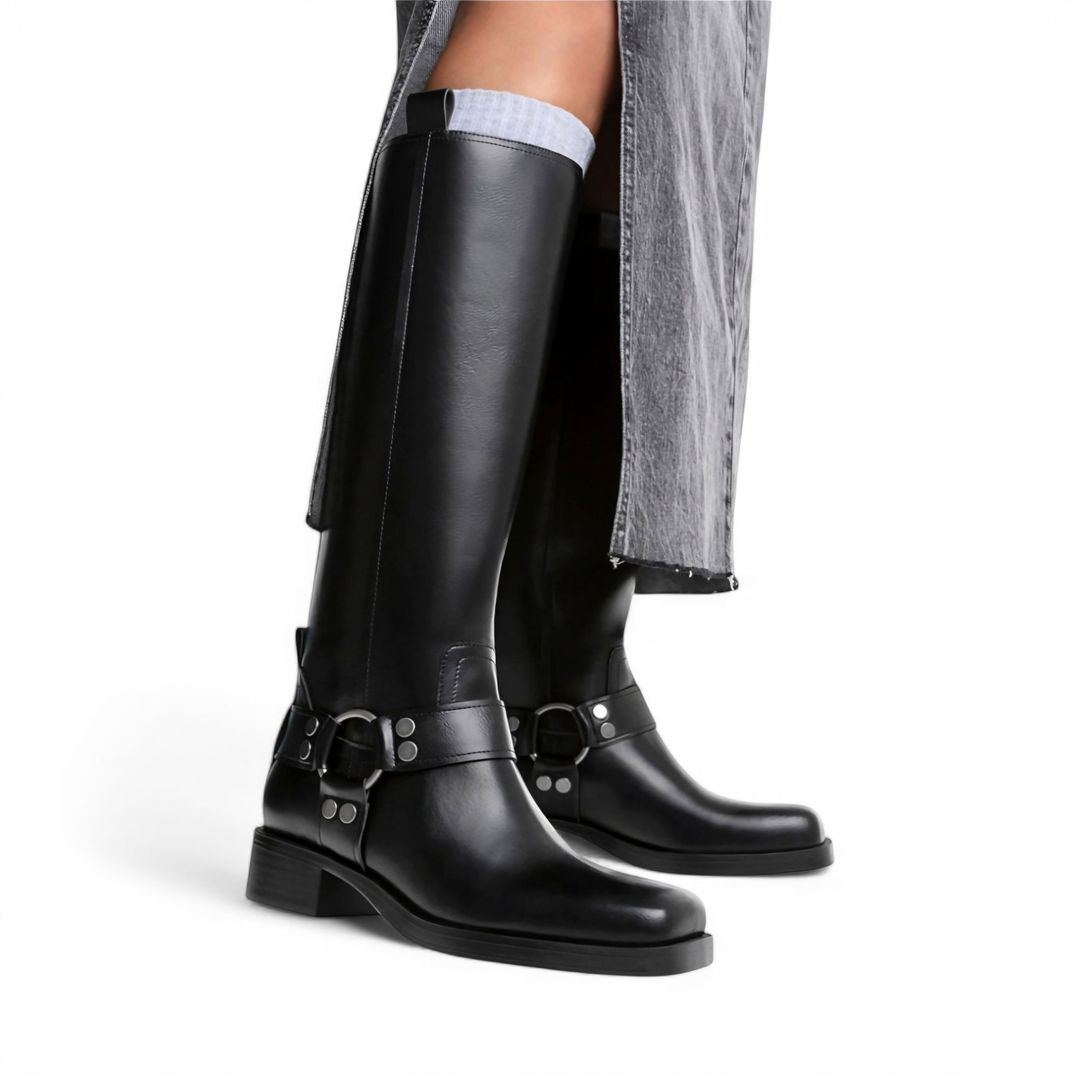 Bottes à plateau - Noir - Stradivarius