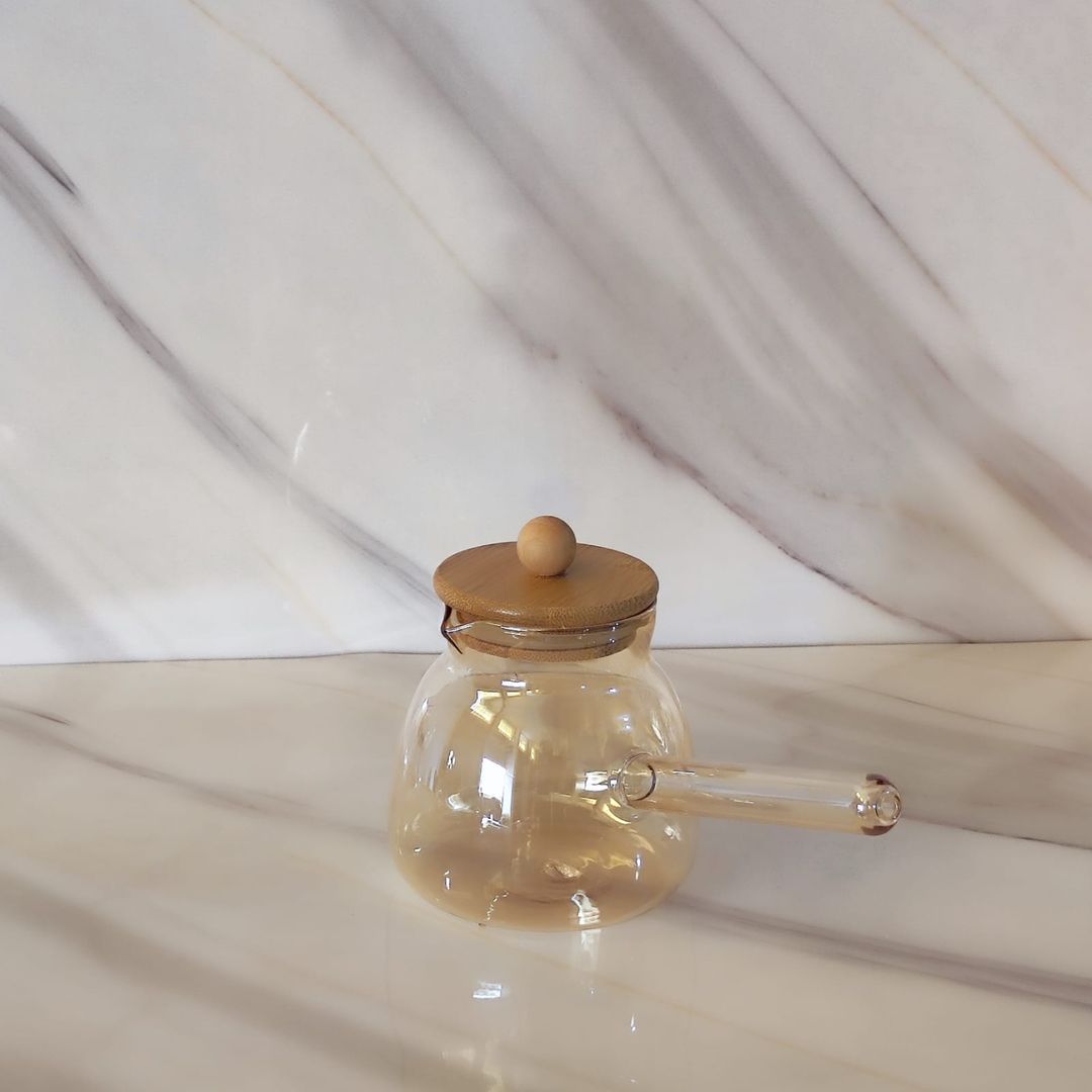Tasse en Verre Résistante Dorée - كاس زيزوة مدهبة