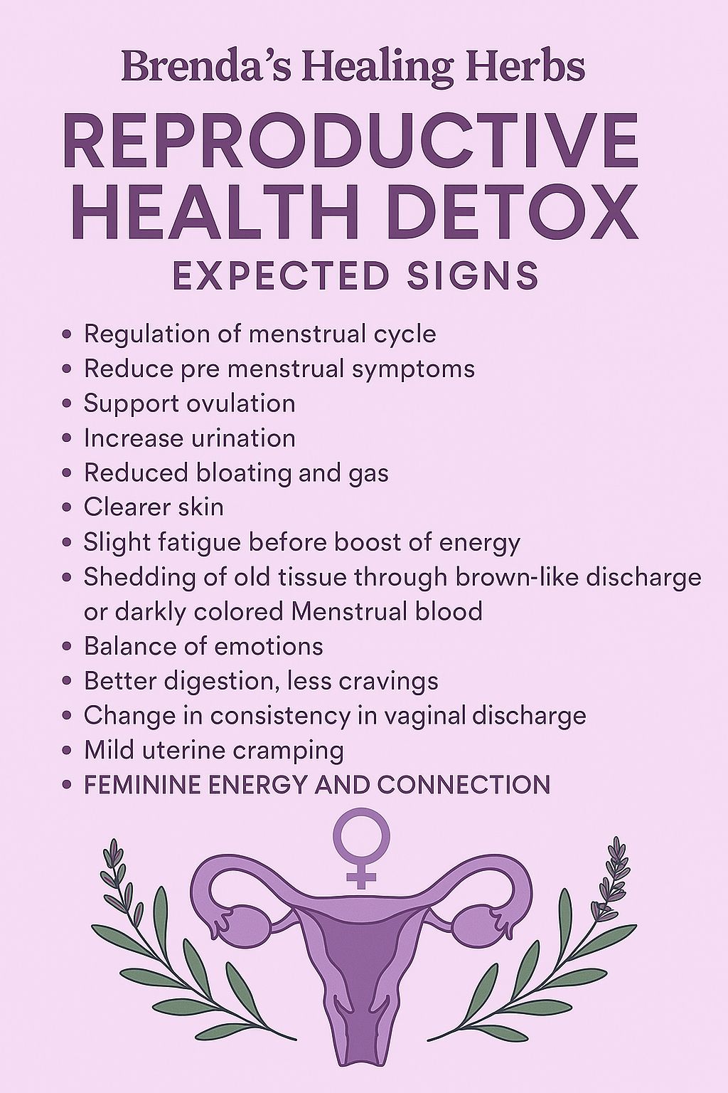 Female Reproductive Health Detox 