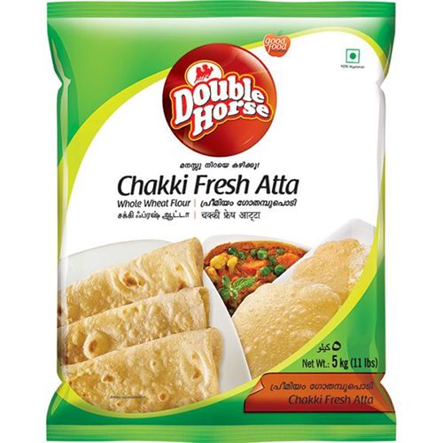 Double Horse Chakki Fresh Atta 5 Kg