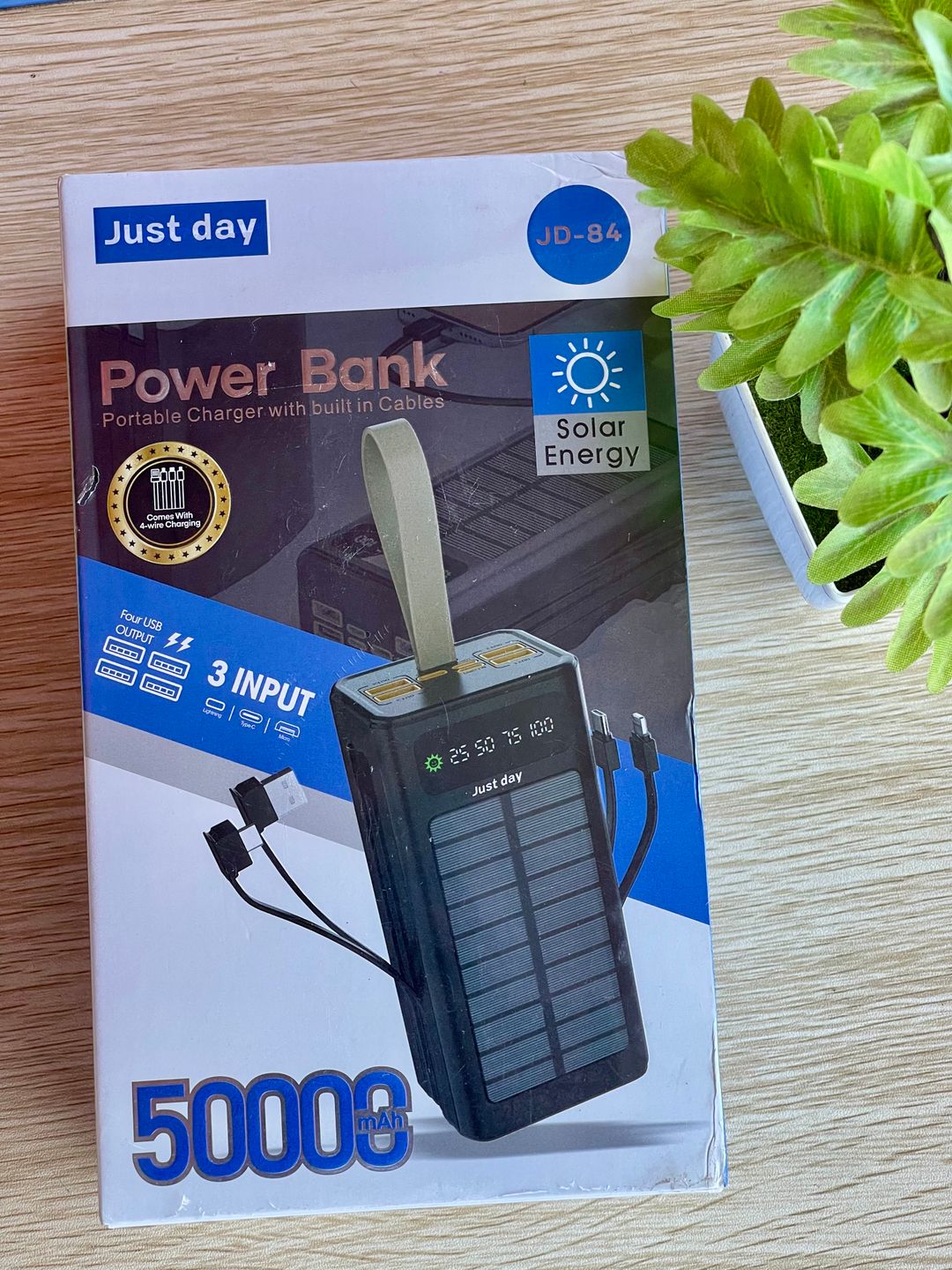 Just Day Power Bank  Capacity: 50,000mAh ☀️