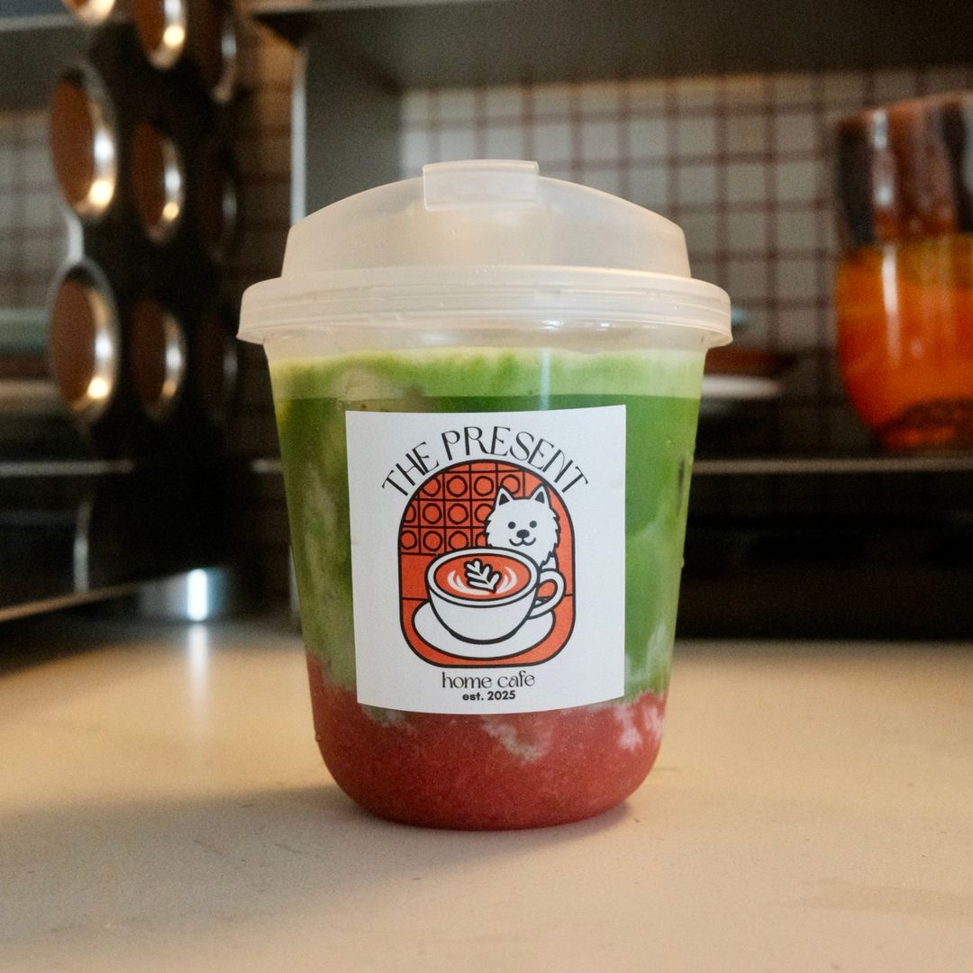 Iced Strawberry Matcha Latte