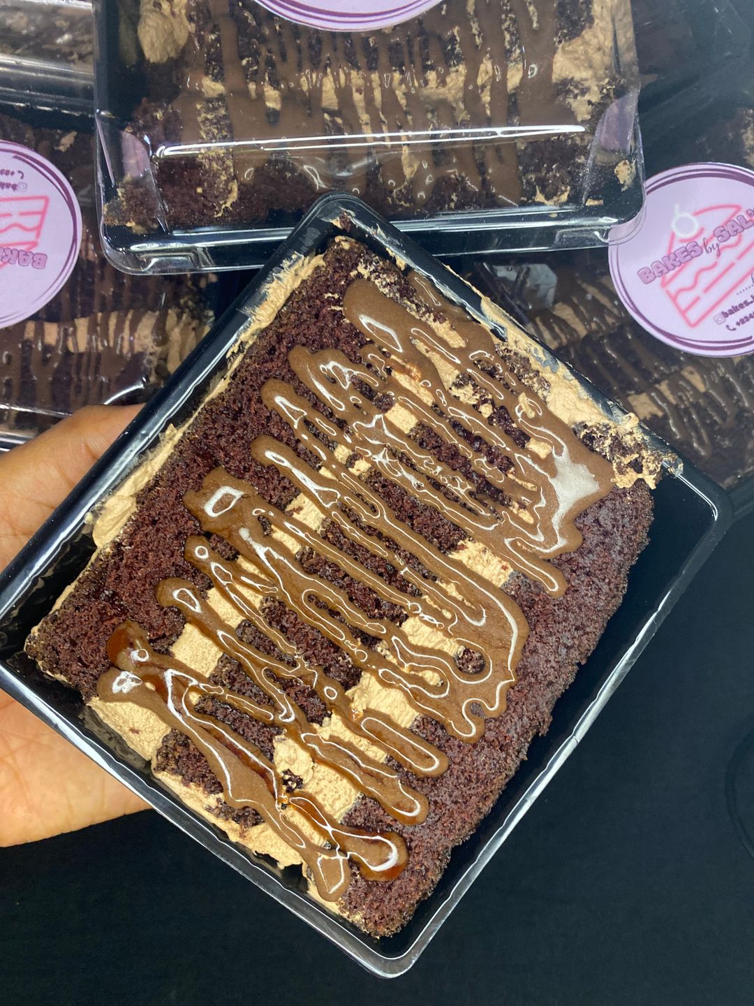 Chocolate Cake Slice