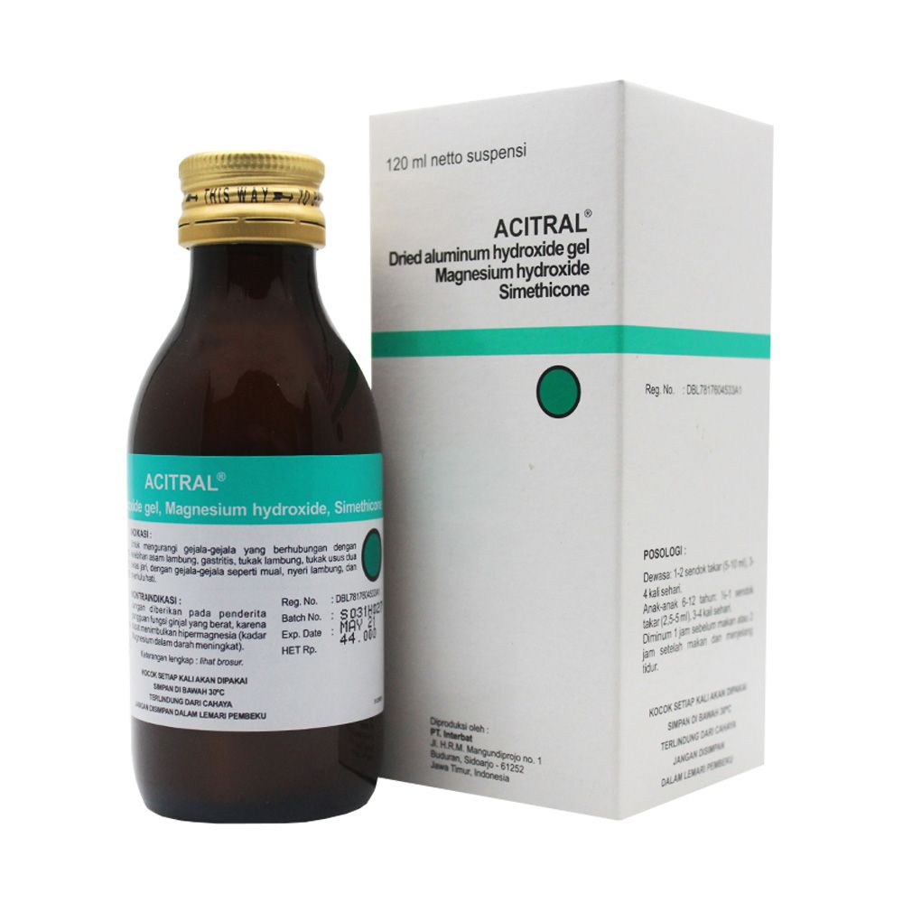 ACITRAL 120 ML SYRUP