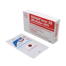 ADALAT OROS 30 MG TABLET 10s