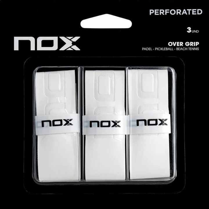 NOX BLISTER OVERGRIPS PRO 3 UNITS WHITE