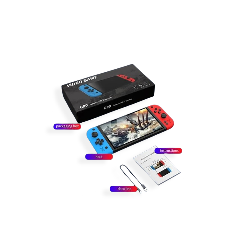G90 7-Inch Portable Video Game