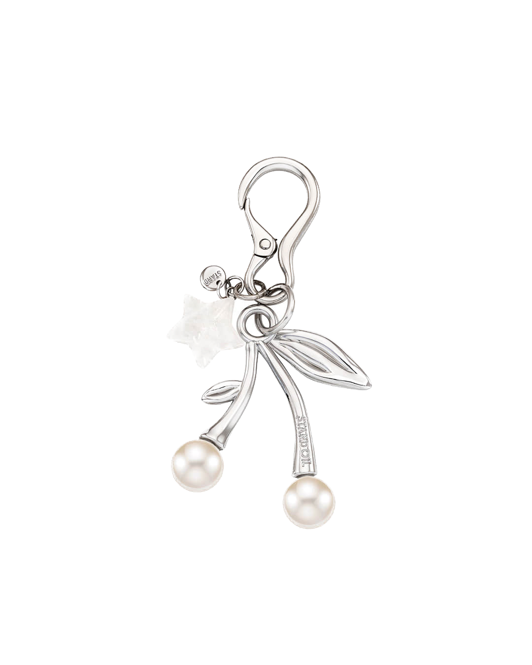 [STANDOIL] Standoil Charms Cherry Pearl Keyring