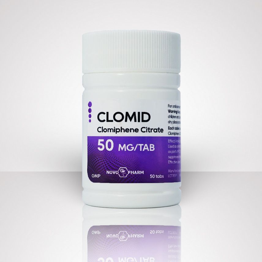 Clomid – Clomiphene (Anti-estrogen, PCT) 50mg/50tabs