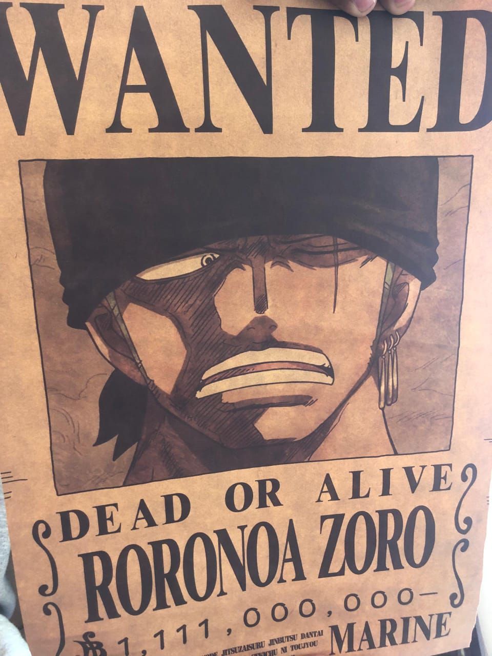 One piece wanted posters 