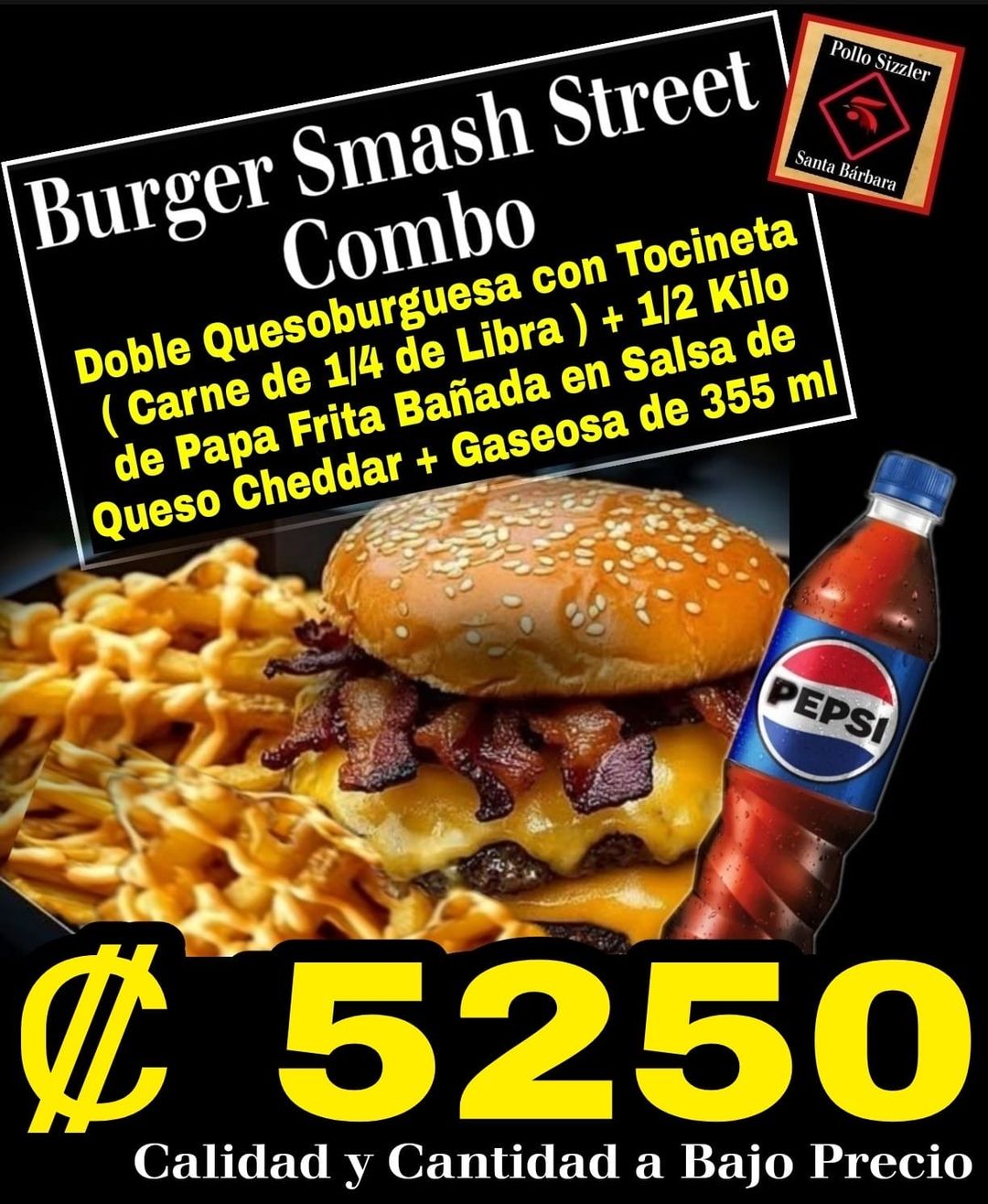 Burger Smash Street Combo