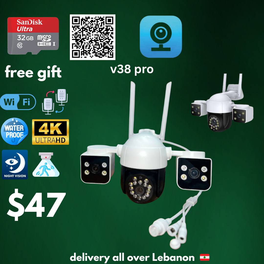 triple lense 4k ultra camera