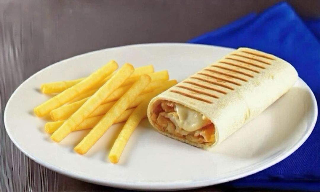 Toasted Cajun Chicken Mayo & Cheese Wrap