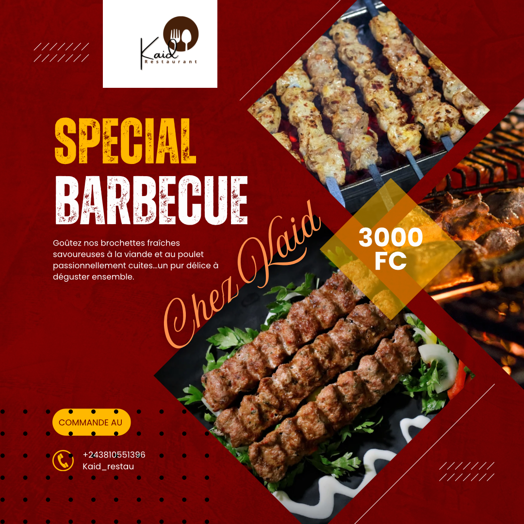 Brochettes de bœuf et poulet 