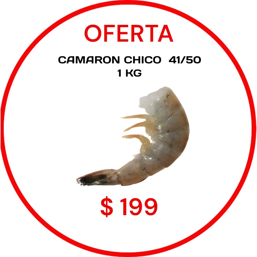 -CAMARON CHICO (41/50) 1 KG (GRANEL)