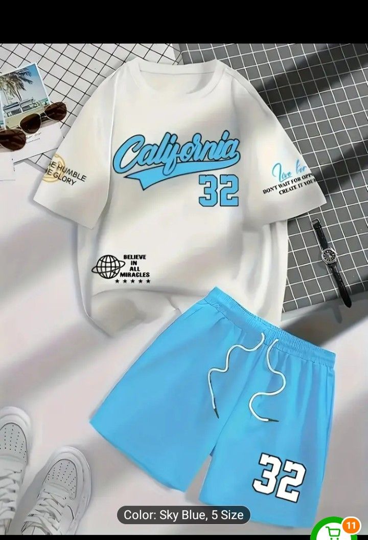 Quality shirt and shorts 