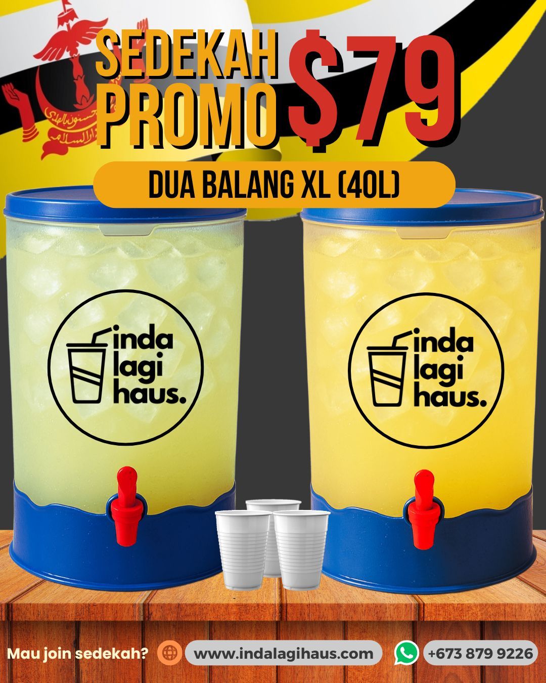 PROMO Sedekah DUA Air Balang XL $79.00