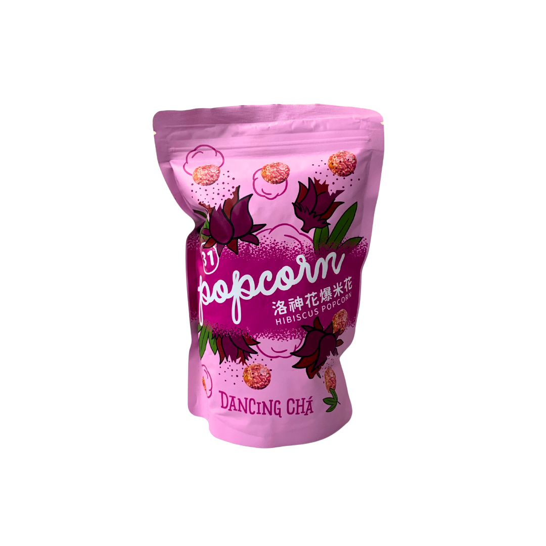 Dancing Cha Hibiscus Popcorn 60g