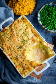 Creamy Fish Pie with Mash Potato Crust