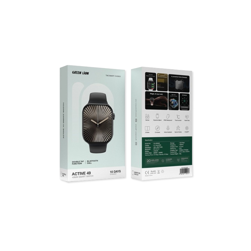 Green Lion Active 49 - 49mm Smart Watch 
