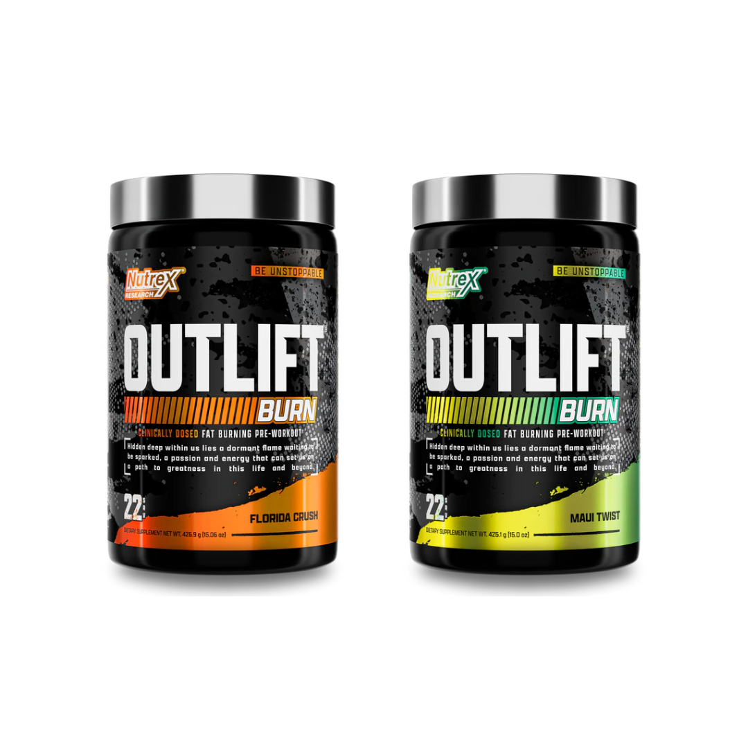 Nutrex Research, Energy Outlift Burn, Intense Pre Workout and Fat Burn 22 Serving