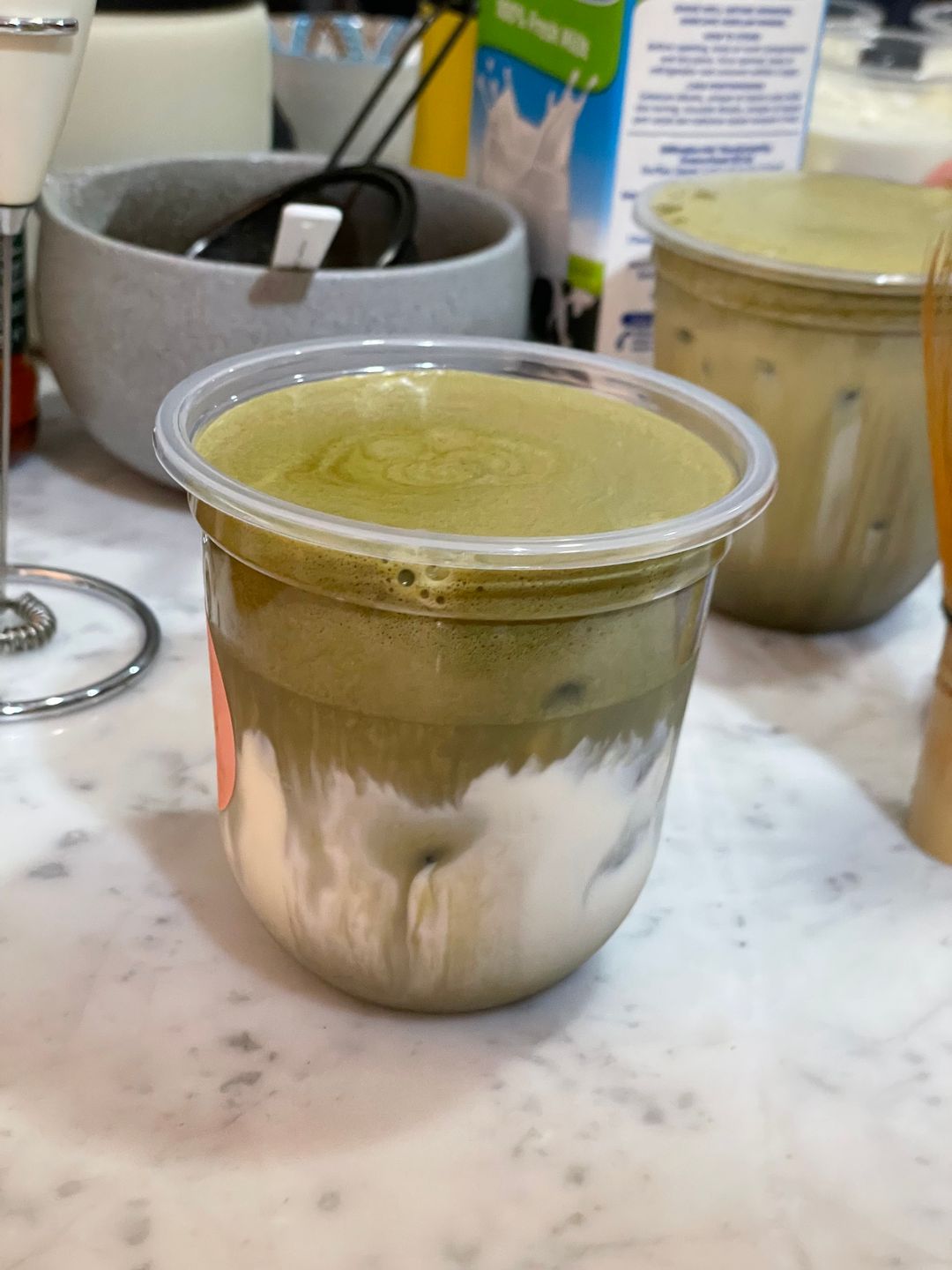 Iced houjicha