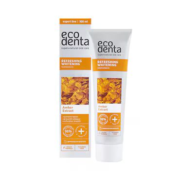 Ecodenta Refreshing Whitening Toothpaste With Amber Extract 100ml
