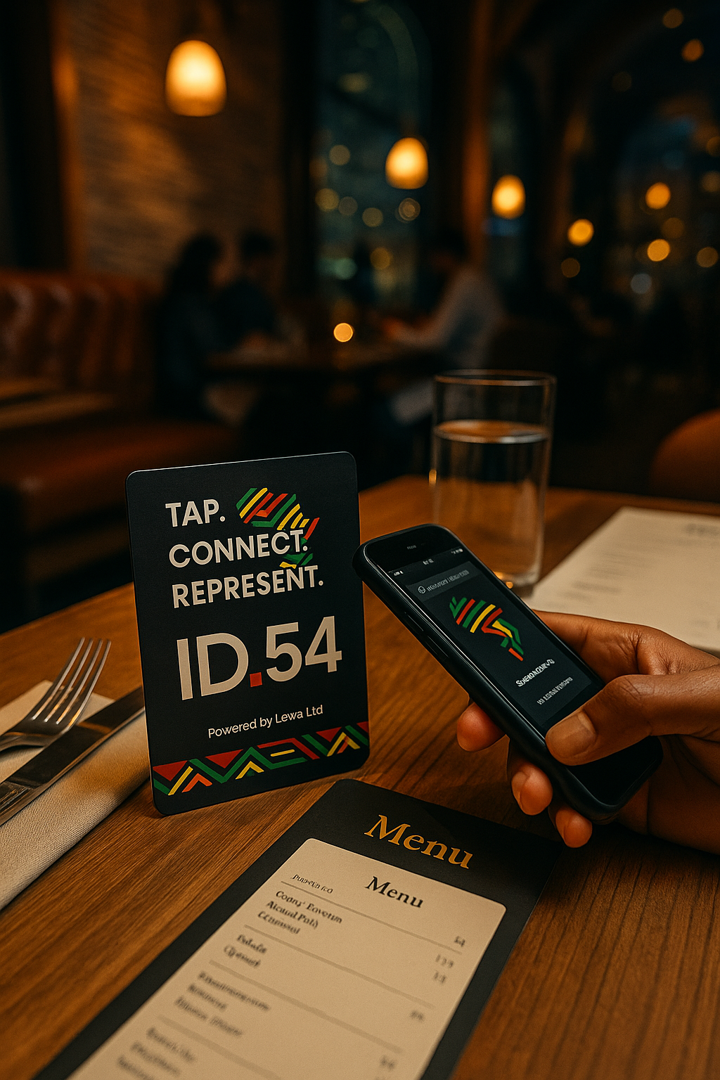 ID.54 NFC Menu Table Card