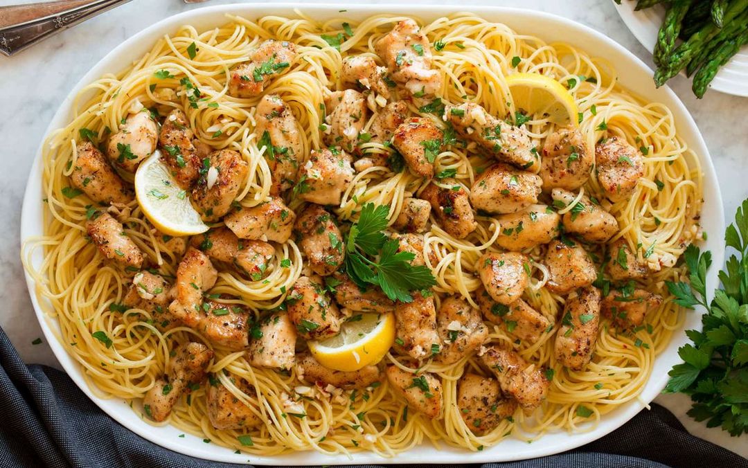 Spaghetti au Poulet