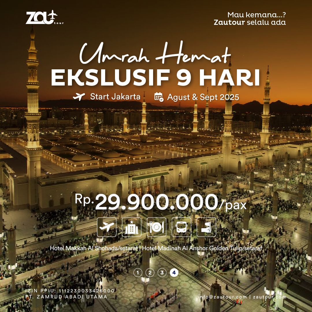 Umrah Hemat Ekslusif Start Jakarta