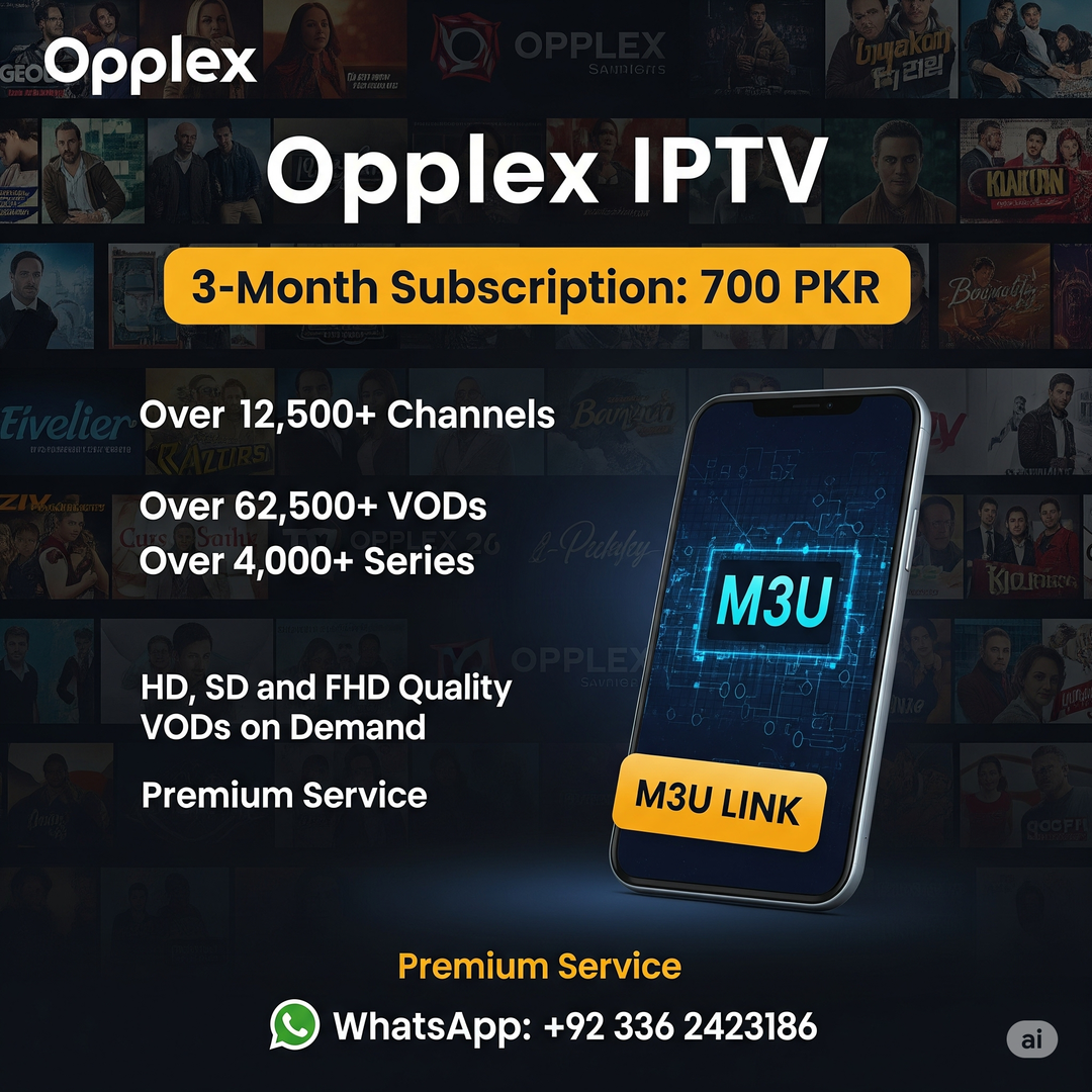 Opplex IPTV 3Month Plan