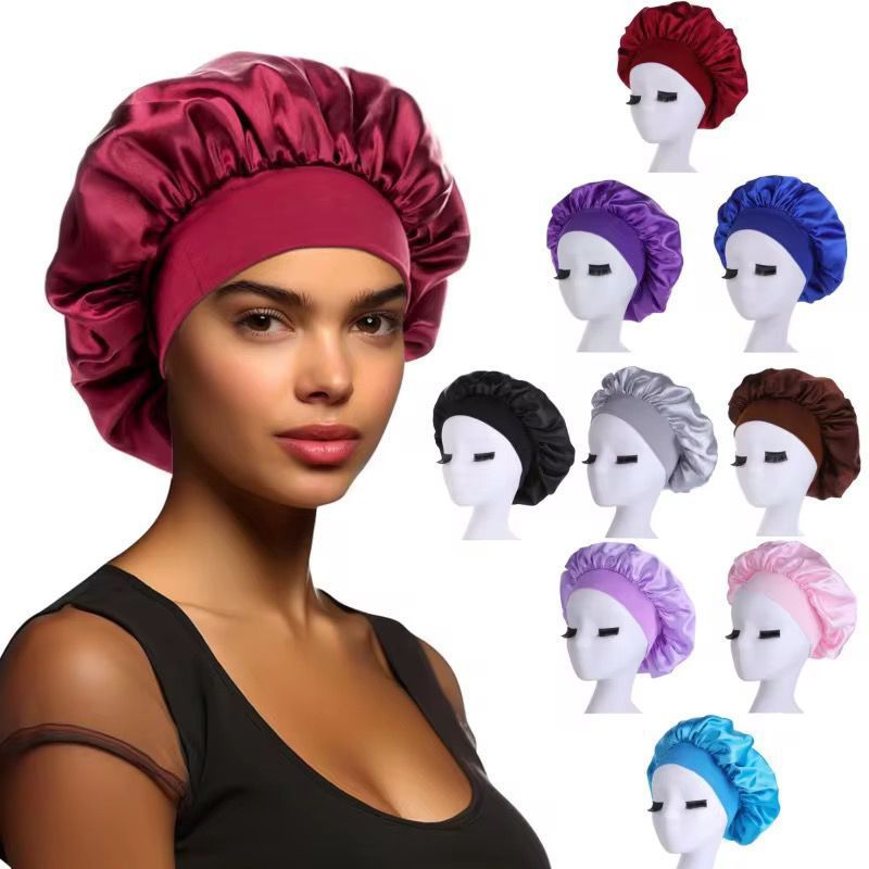 Bonnet de nuit en soie F/H✨